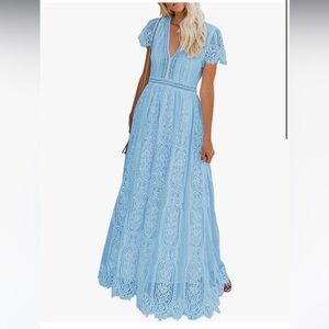 Long lace dress